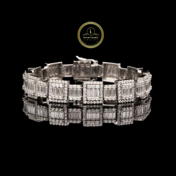 Exquisite Lab-Created Diamond Bracelet Handcrafted Luxury By Ivevar