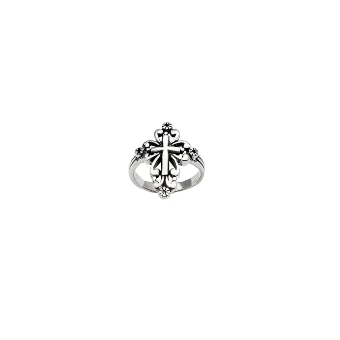 Fancy Cross Ring (Silver)