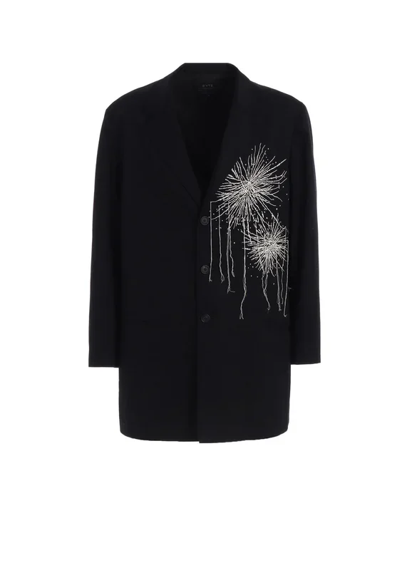 FIREWORKS EMBROIDERY LONG JACKET