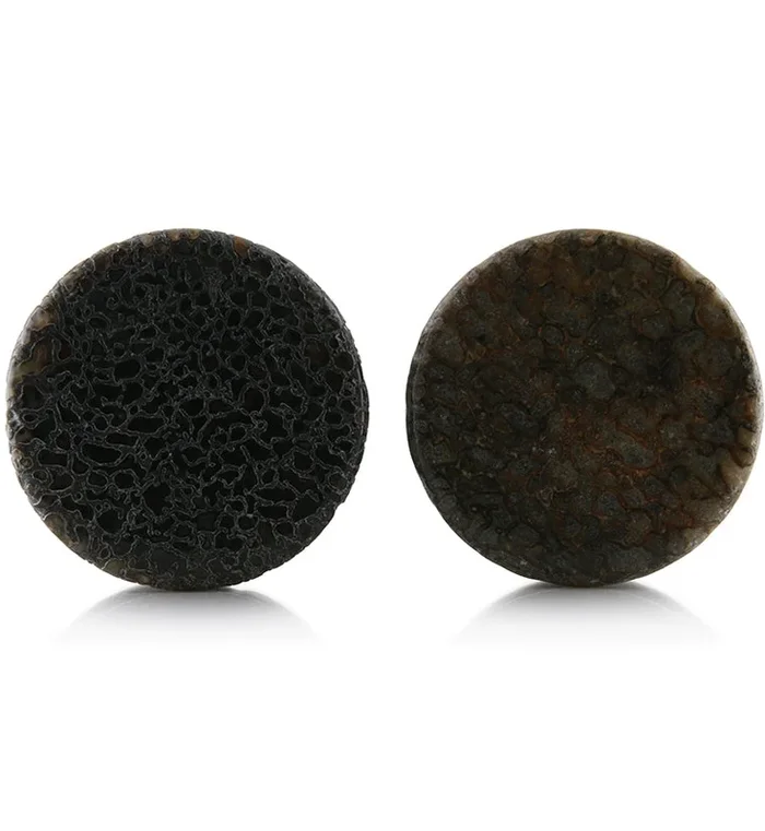 Fossilized Dinosaur Bone Plugs 1 Inch (25mm) (Mismatched color) Version 1