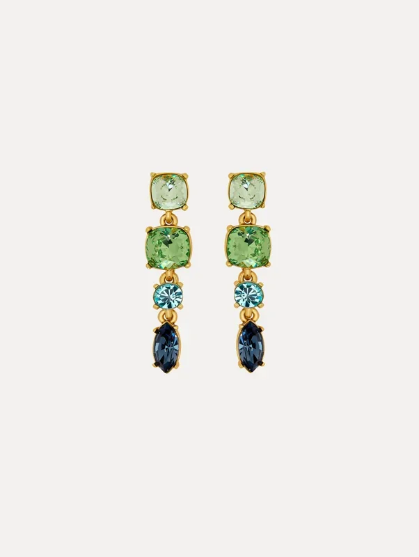 Four-Tier Drop Earrings