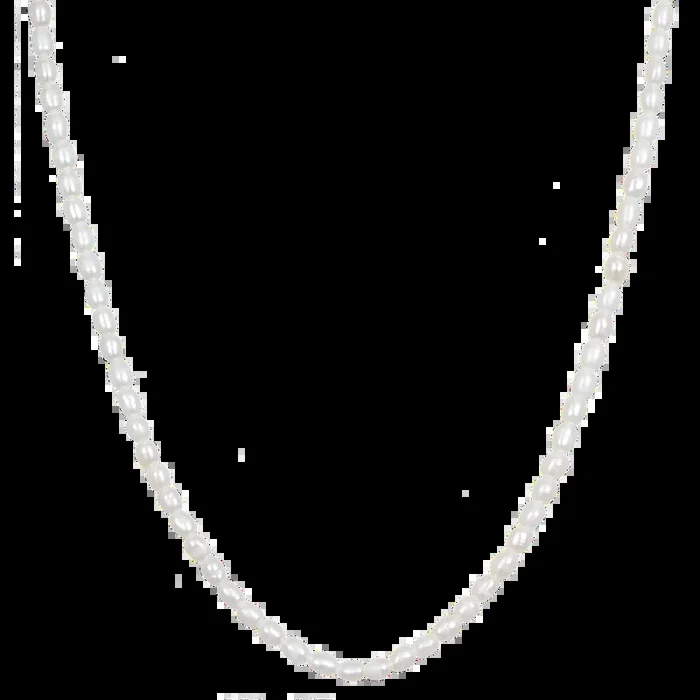Freshwater Pearl Beaded Chain – 16”