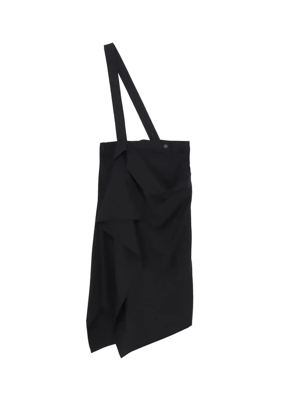 GABARDINE 2WAY SUSPENDER SKIRT