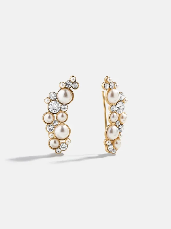 Gabbriette Crawler Earrings – Pearl