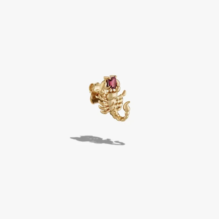 Gemstone Scorpion Studs