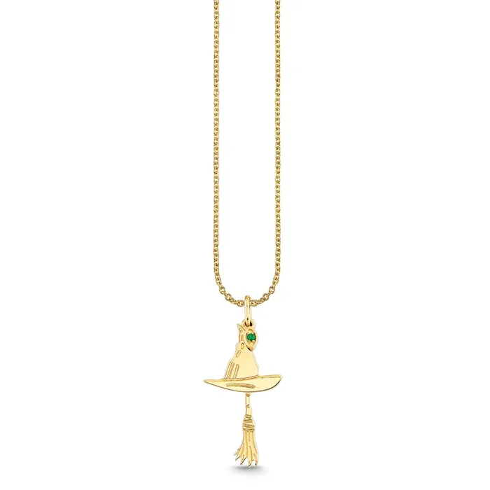 Gold & Emerald Wicked Elphaba Trio Charm