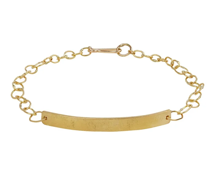 Gold ID Bracelet