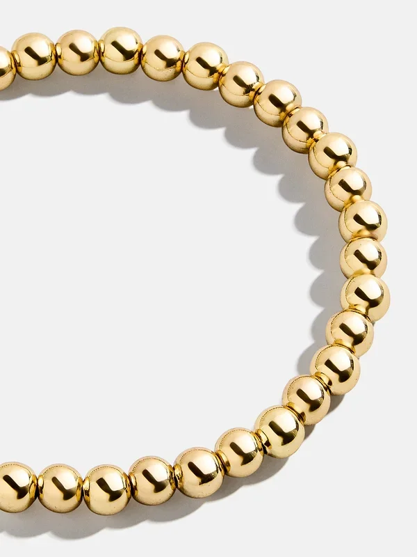Gold Pisa Bracelet – 5MM Beads