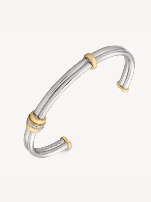 Golden Arc Cuff Bracelet