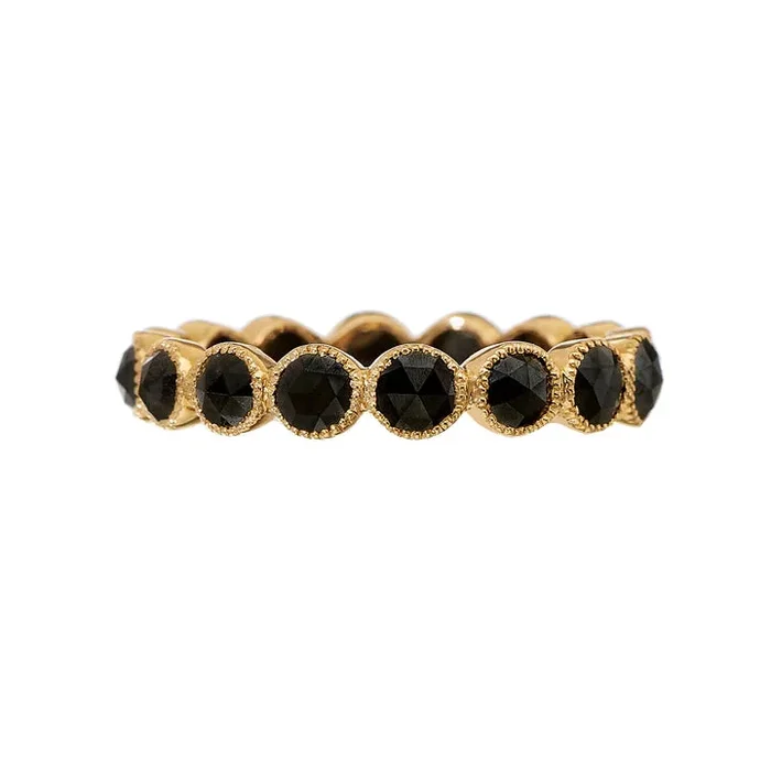 Grace Black Rose Cut Diamond Band