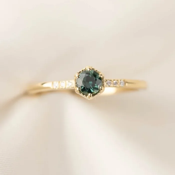 Grace Ring, 0.45ct Montana Sapphire