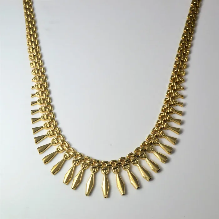 Gradient Burst Gold Necklace | 17″ |