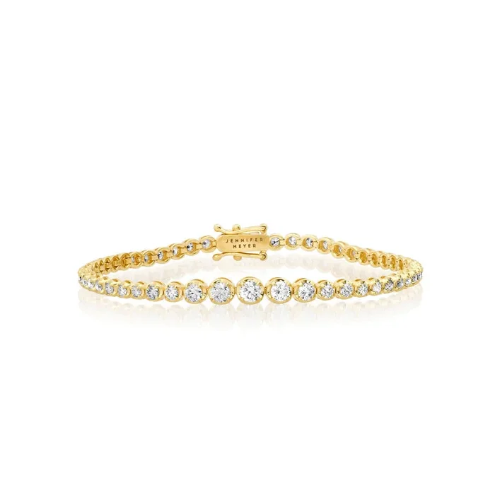 Graduated Diamond Tennis Bracelet