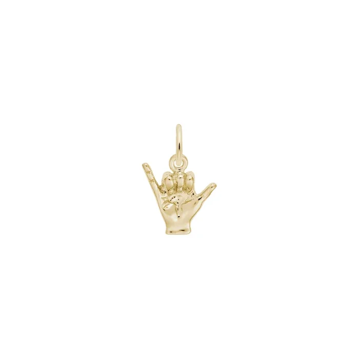 Hang Loose Hand Sign Charm