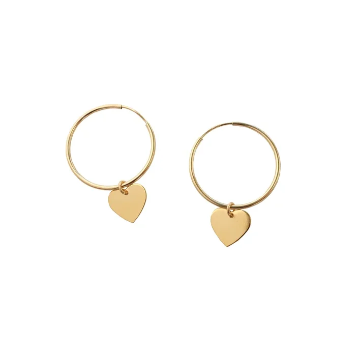 Heart Hoops- 24mm