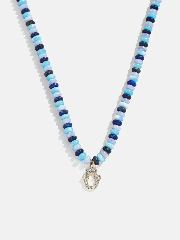 High Energy Semi-Precious Necklace – Hamsa