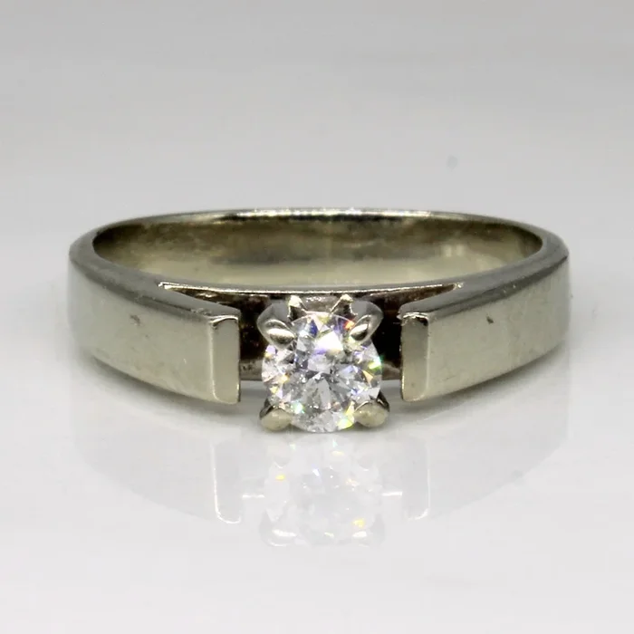 High Set Diamond Engagement Ring | 0.21ct | SZ 5.25 |