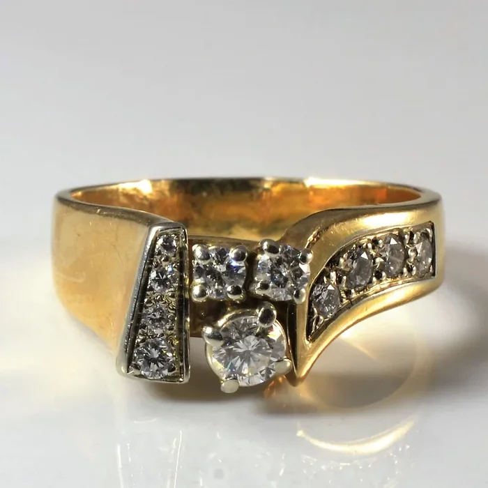 High Set Diamond Ring | 0.46ctw | SZ 7.25 |