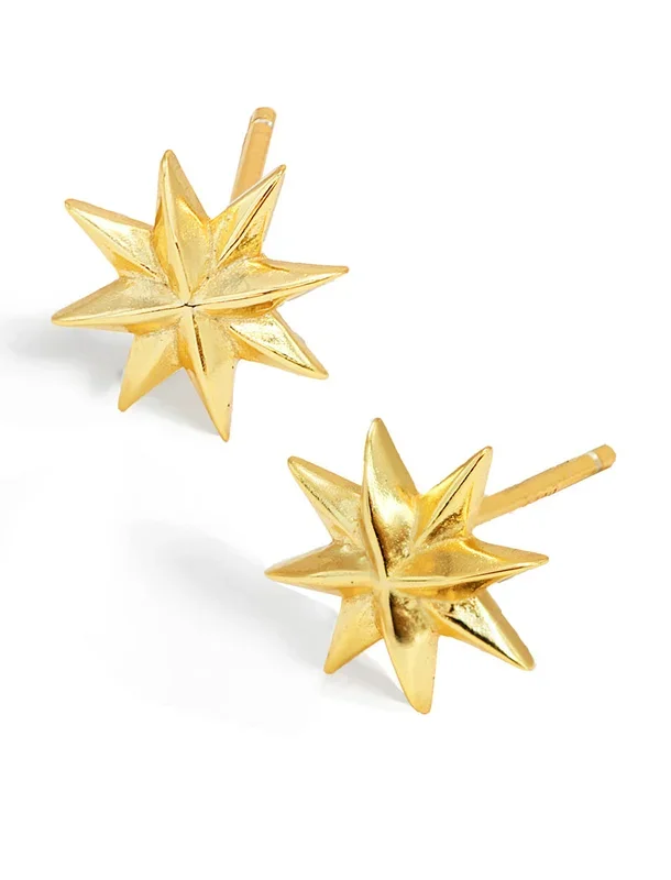 HOLIDAY SPARKLE Star Stud Earrings