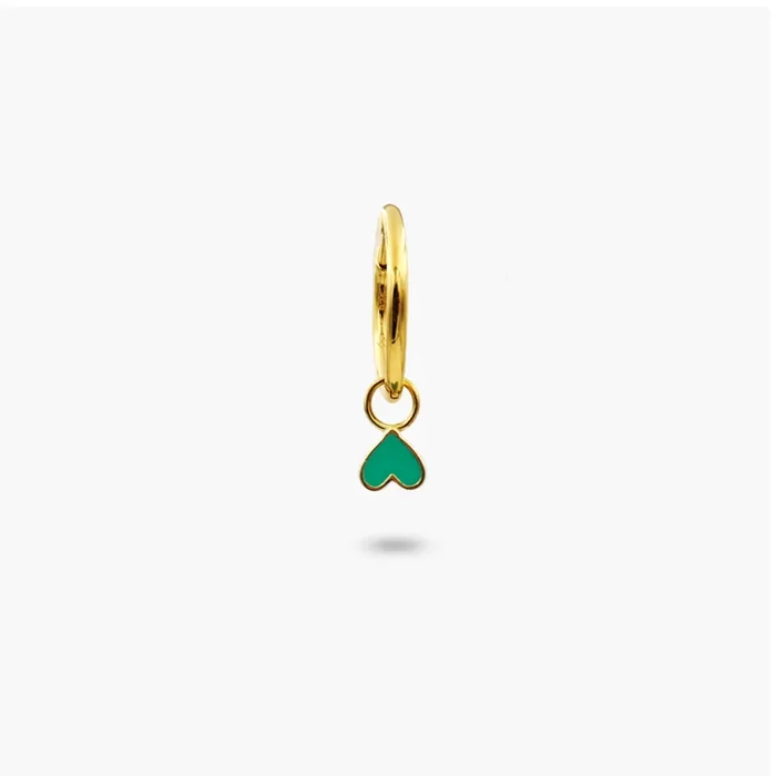 Huggie Earring with Pendants – Spade