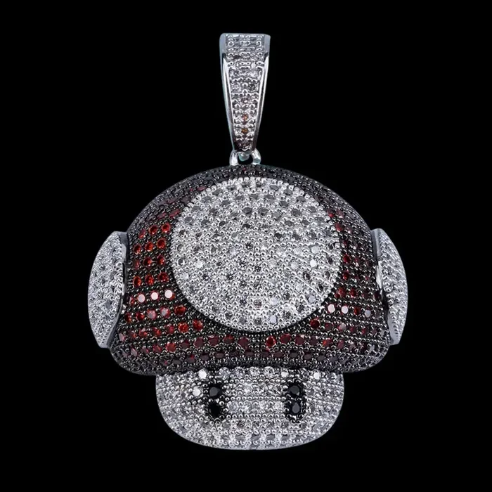 Iced Super Mario Toad Pendant