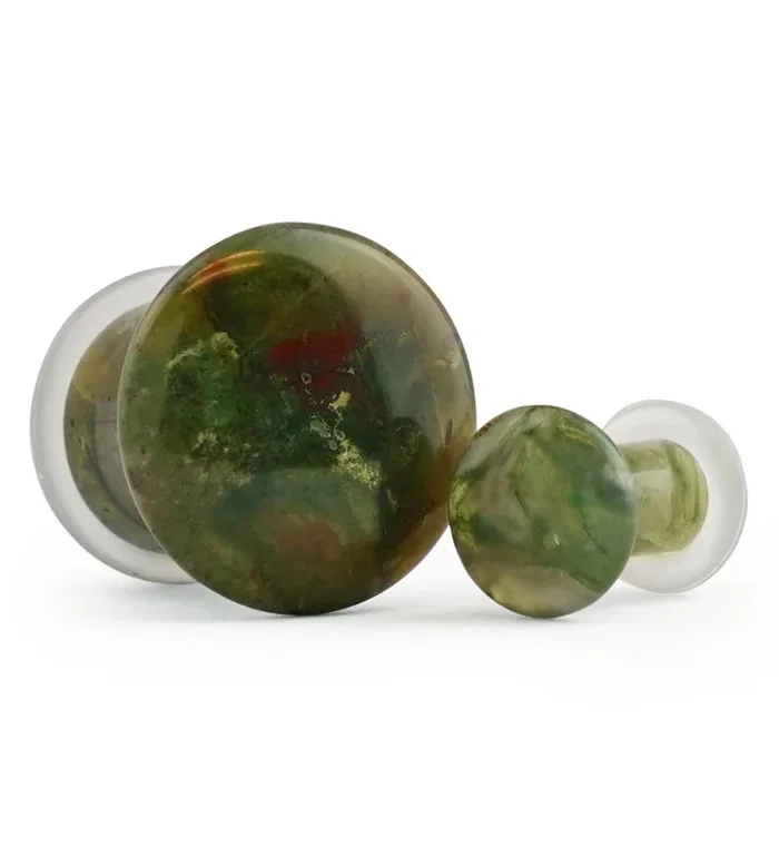 Indian Agate Stone Plugs – Single Flare