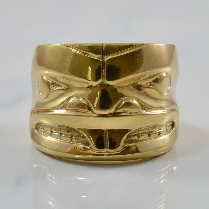 Indigenous Beaver Art Ring | SZ 8.25 |