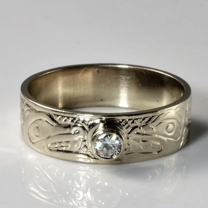 Indigenous Bezel Set Diamond Ring | 0.07ct | SZ 5.25 |