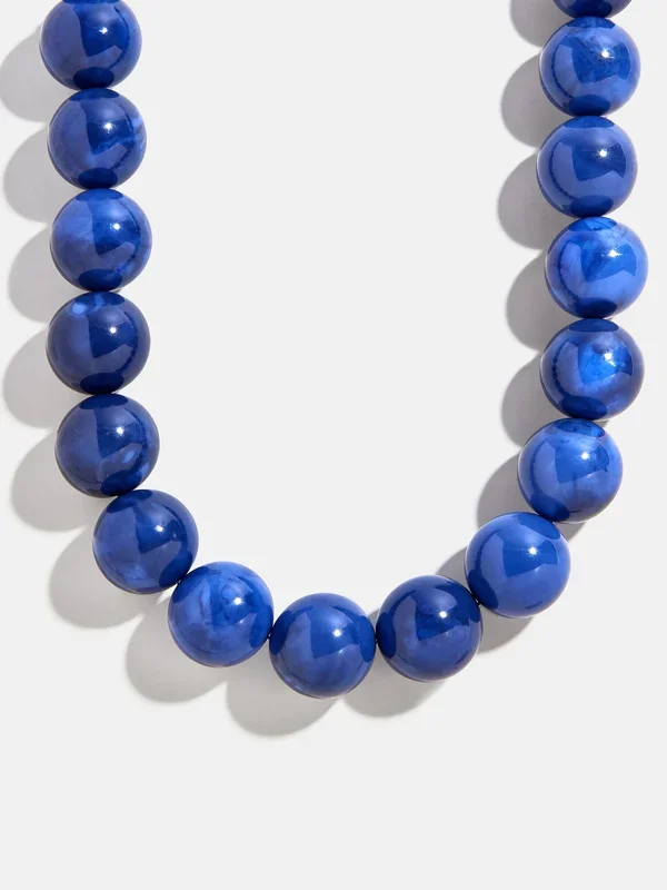 Jane Beaded Necklace – Lapis