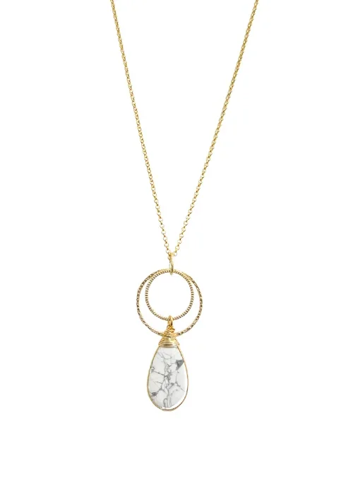 Jennie Howlite Necklace