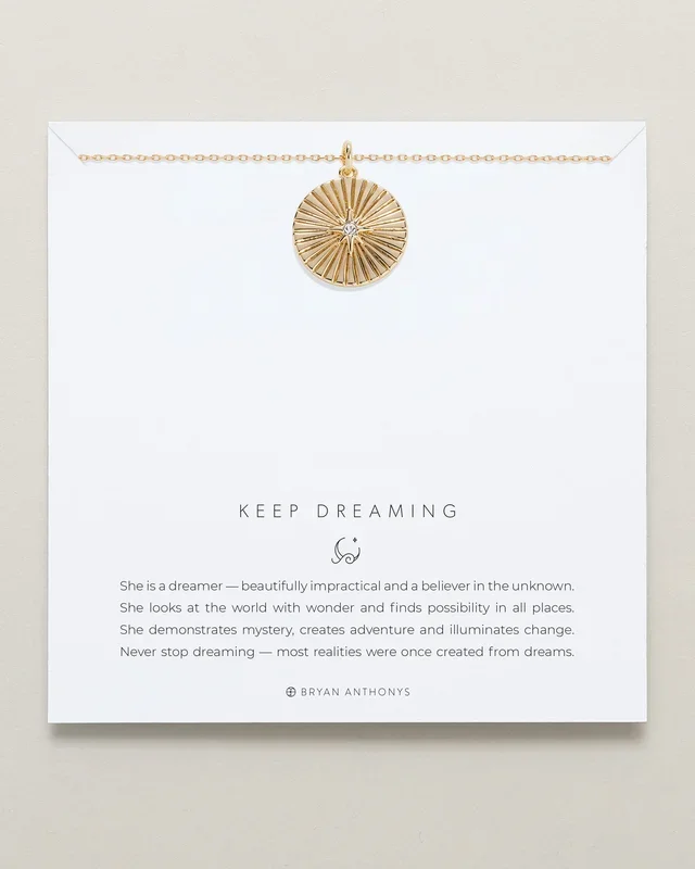 Keep Dreaming Pendant Necklace