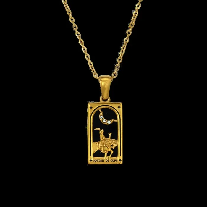 Knight of Cups Tarot Necklace