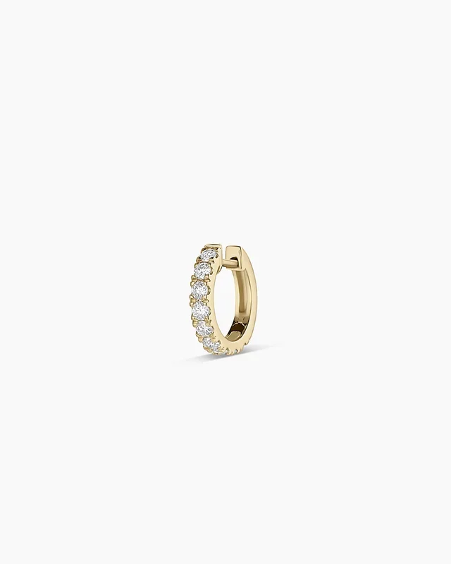 Lab Grown Diamond Eternity Single Huggie