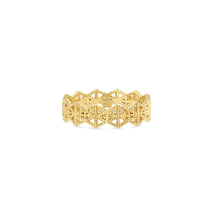 Lace Deco Pointed Band