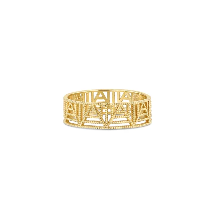 Lace Deco Pyramid Band