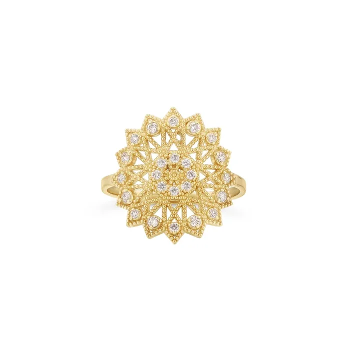 Lace Deco Ring – VI w Diamonds