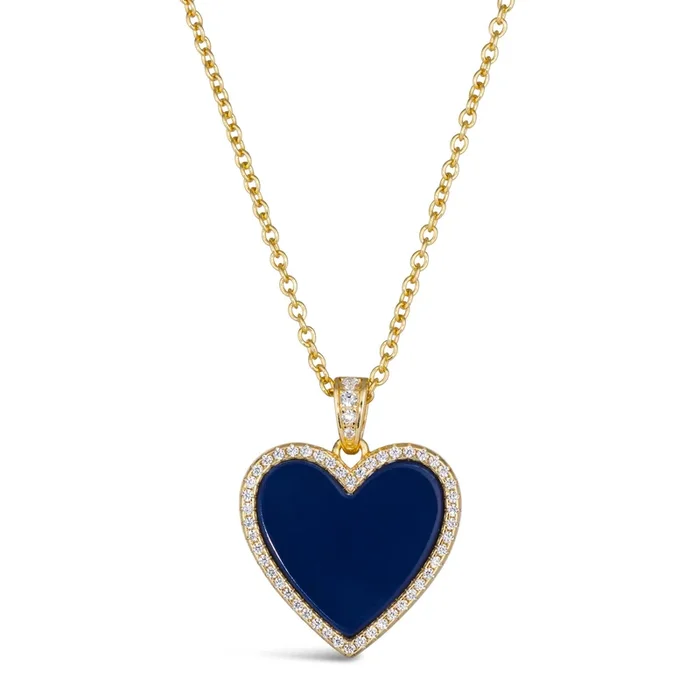 Lapis Lazuli Heart Necklace