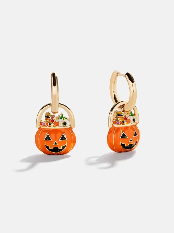Laughing Jack Earrings – Pumpkin