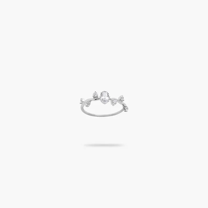 Leaves Ring Sterling Silver