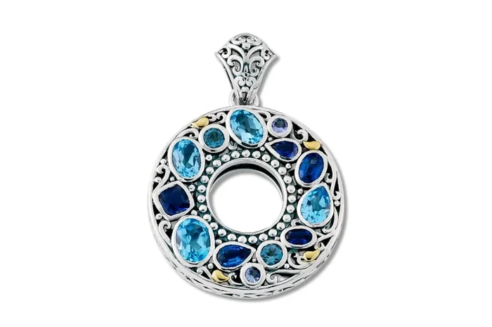 Lembogan Pendant- Blue Multi