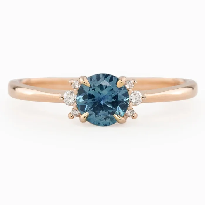 Lena Ring, 0.60ct Montana Sapphire