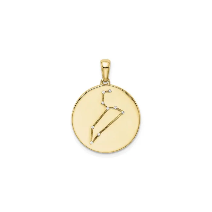 Leo Zodiac Constellation Medal (Silver)