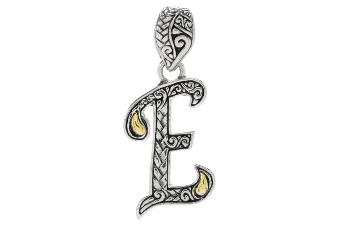 Letter E Pendant