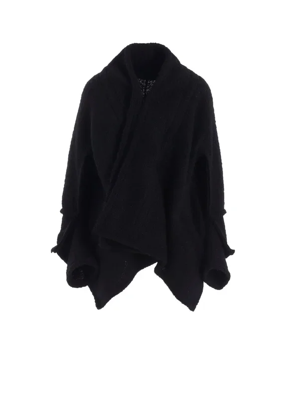 LOOP INLAY FRILLED COLLAR JACKET