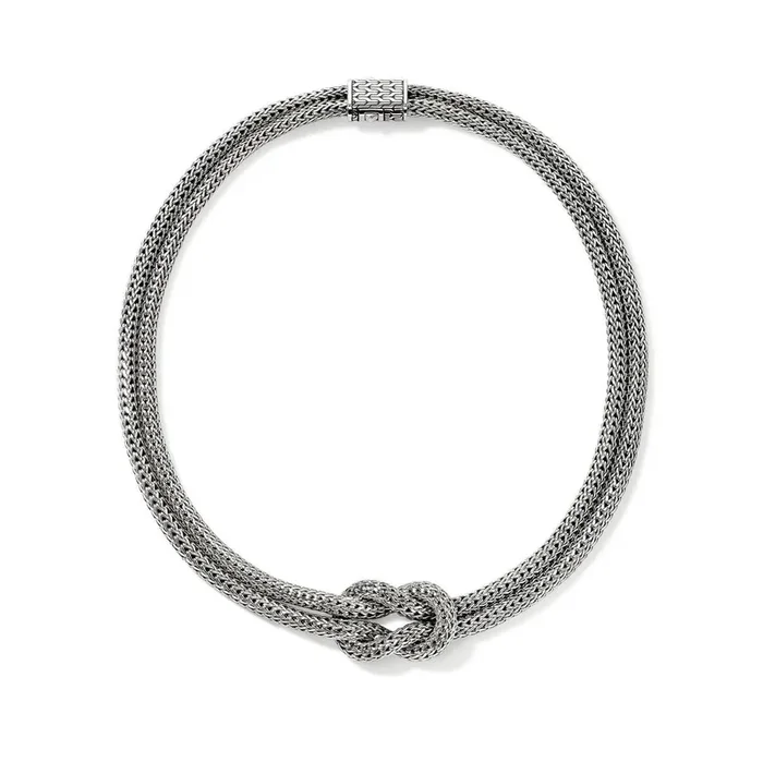 Love Knot Extra Small Double Chain Necklace