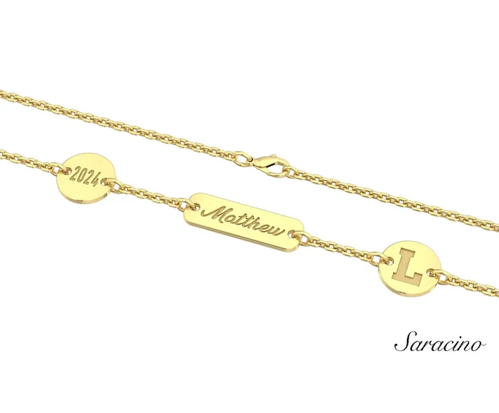 Loyola 3 Piece Graduation Bracelet