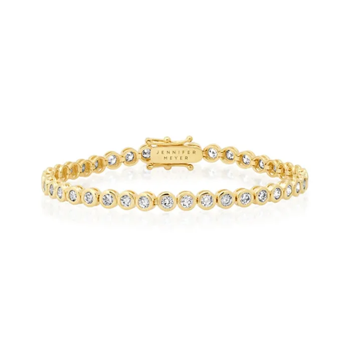 Luxe Diamond Bezel Tennis Bracelet