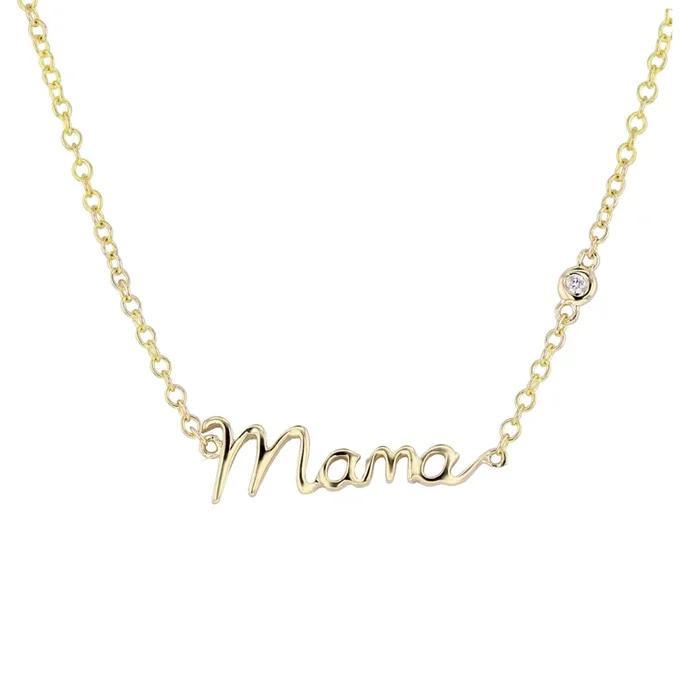 Mama Diamond Necklace