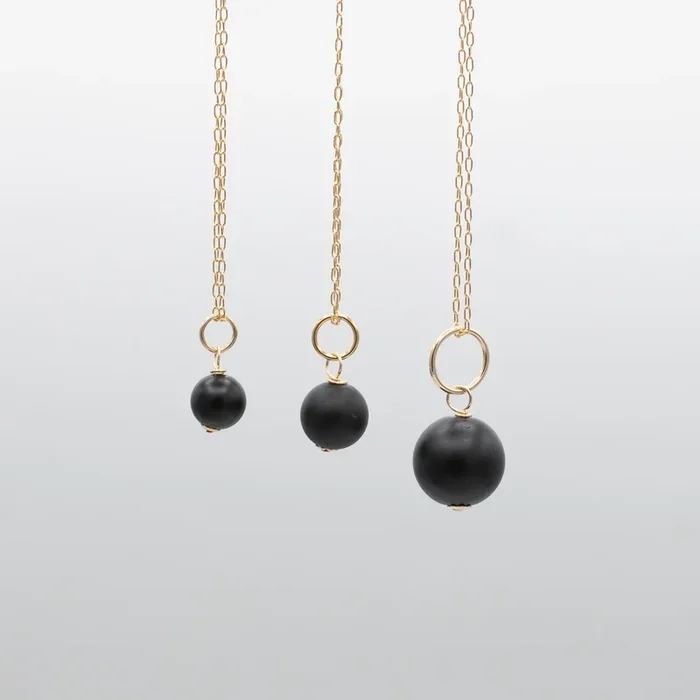 Matte Black Onyx Charm