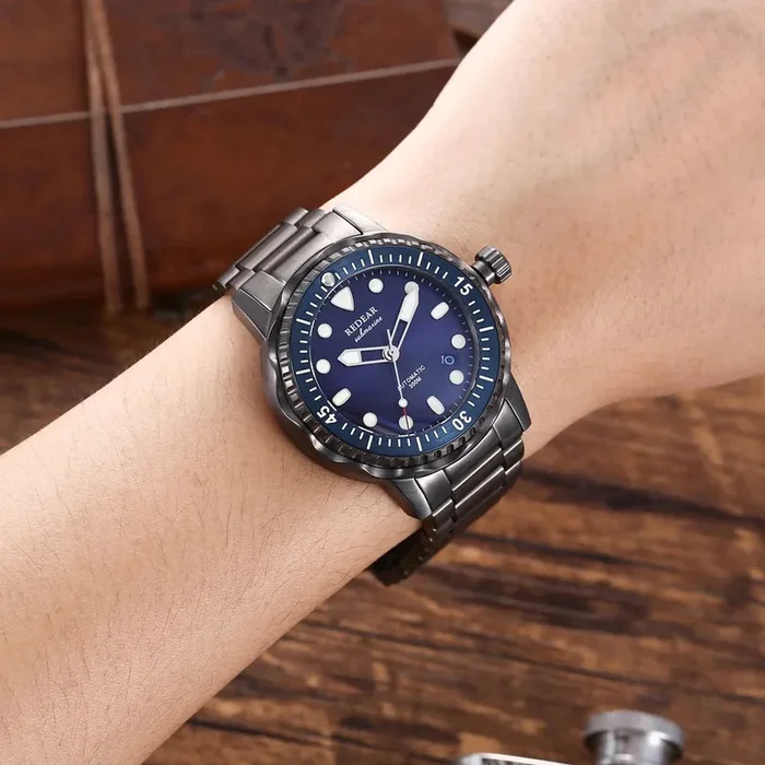Men’s Automatic Mechanical Stainless Steel Luminous Sports Watch